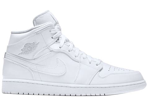 Jordan 1 Mid 'White' 